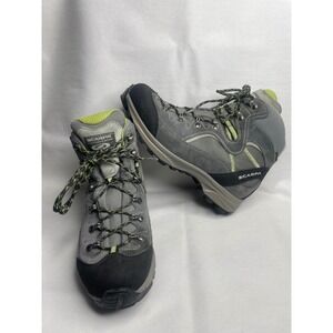 Scarpa Kailash GTX Gortex Climbing Shoes Mens Size US 7 Womens 8 Nein Green Gray